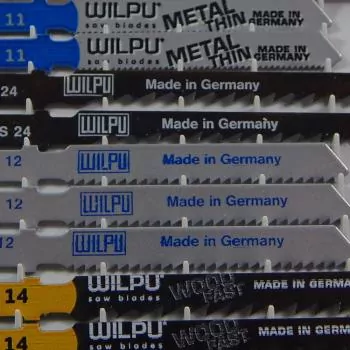 Stichsägeblätter 10er Set Holz/Metall T-Schaft WILPU - Made in Germany